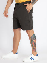 Mens Solid Regular Fit Shorts
